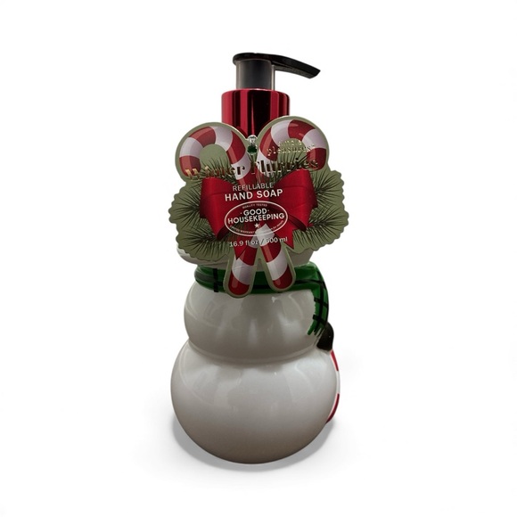 Festive Snowman Soap and Dispenser - Picture 2 of 2